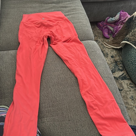 Lululemon leggings. Size 2. Apricot in color. - Picture 3 of 4